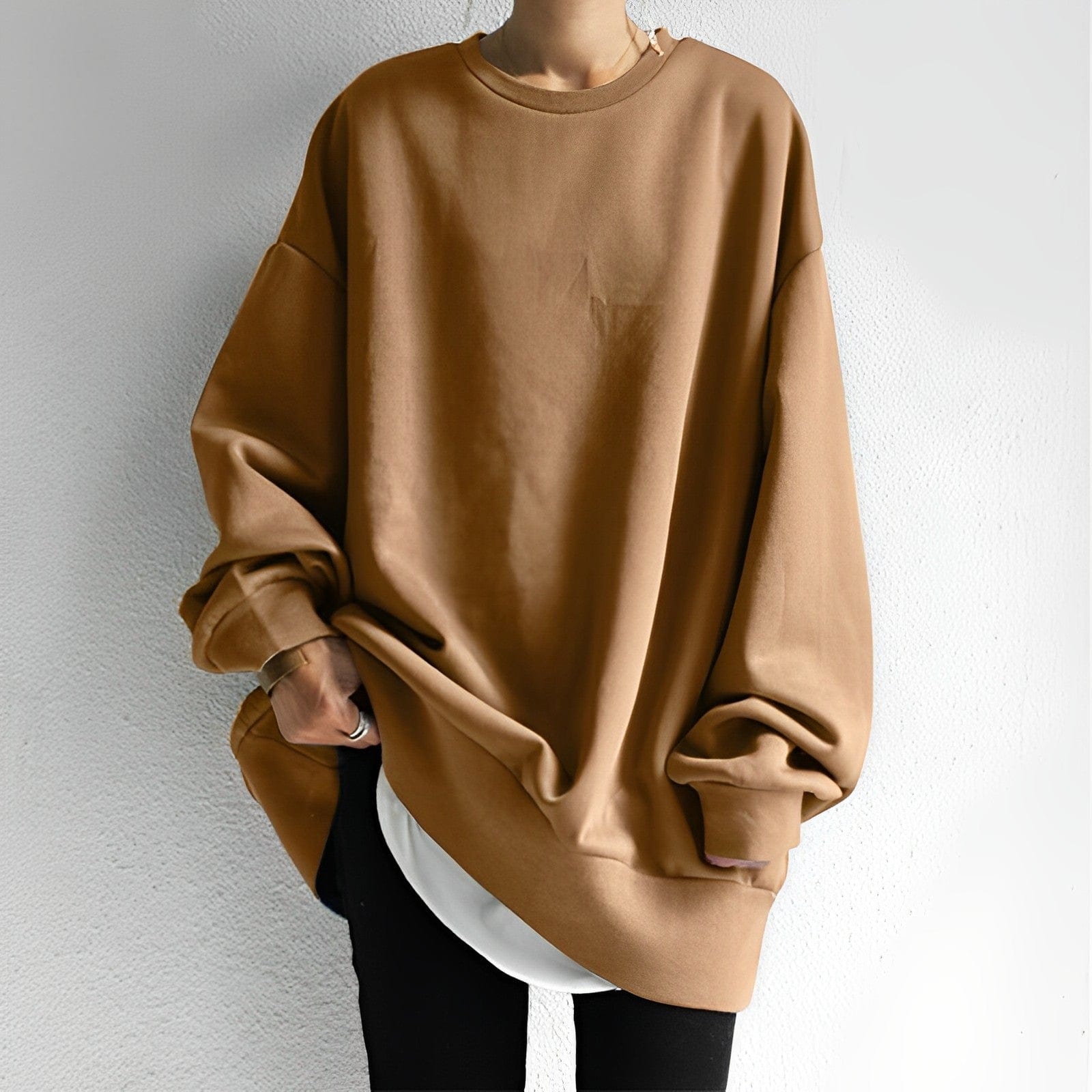 Sweter damski codzienny | Oversize krój