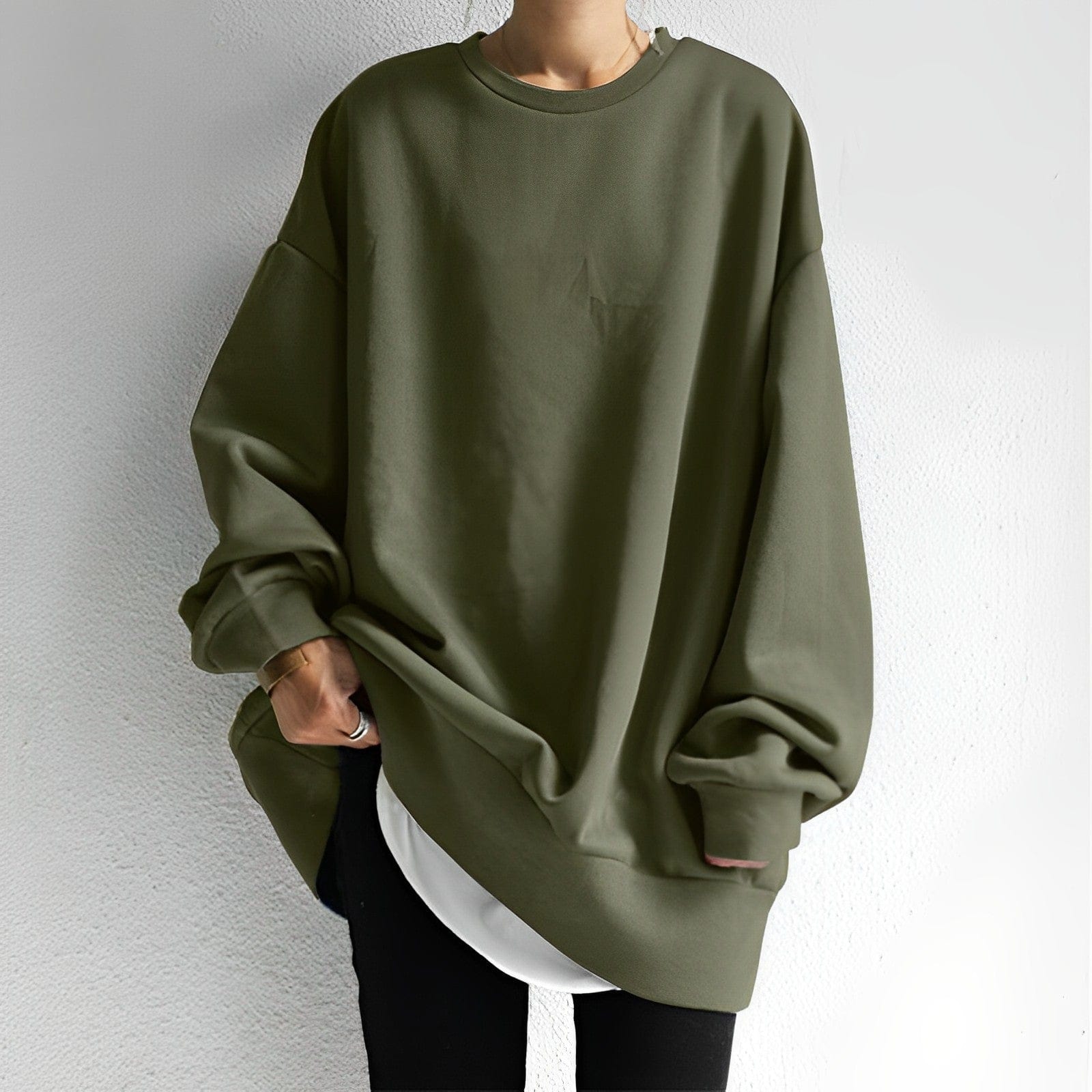 Sweter damski codzienny | Oversize krój