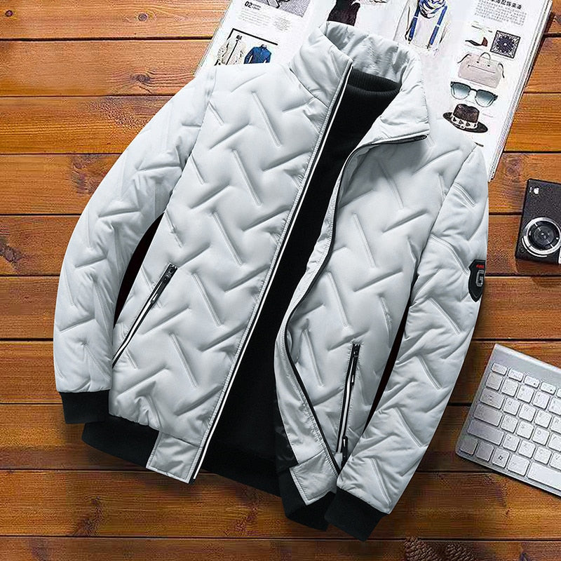 Kurtka Jesienna Męska Casual | Modny Krój