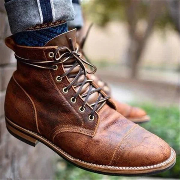 Buty Zimowe Męskie Klasyczne | Za Kostkę