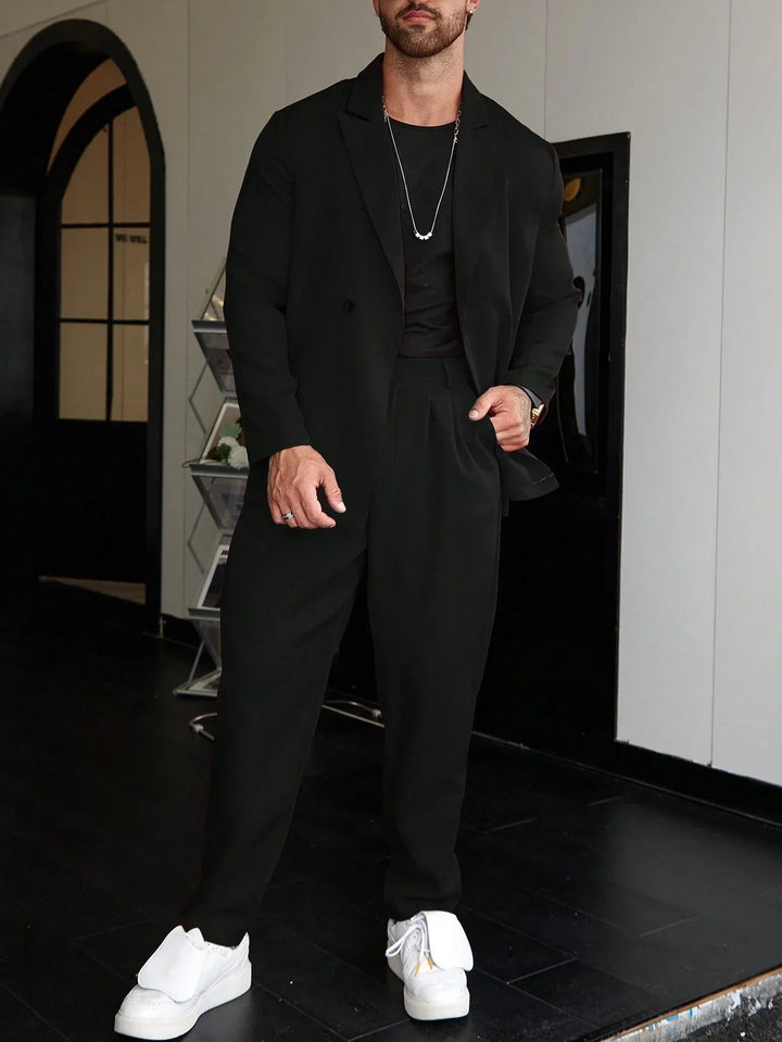 Pánský oblek s volnějším střihem | Dvoudílný