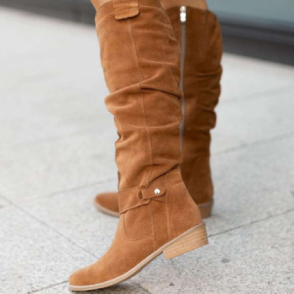 Damen Klassische Hohe Stiefel | Knielang