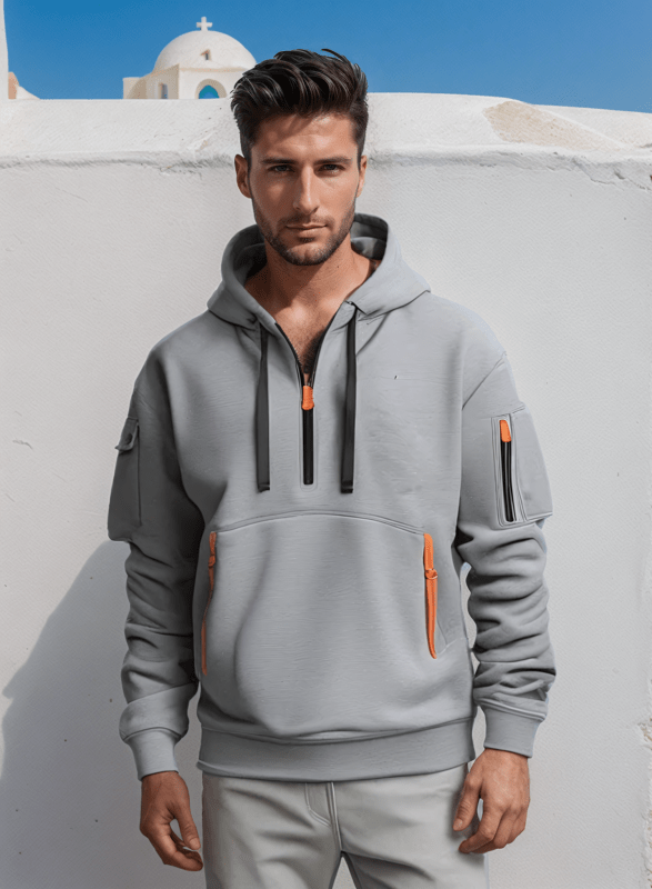 Men's Hoodie Sweater | Zip-Up Style