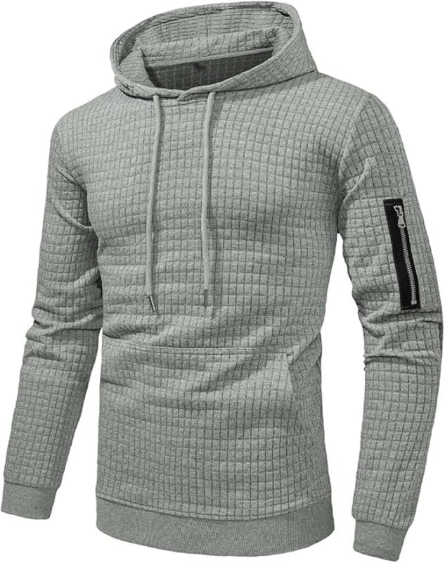 Sweterek Męski z Kapturem | Prosty Design