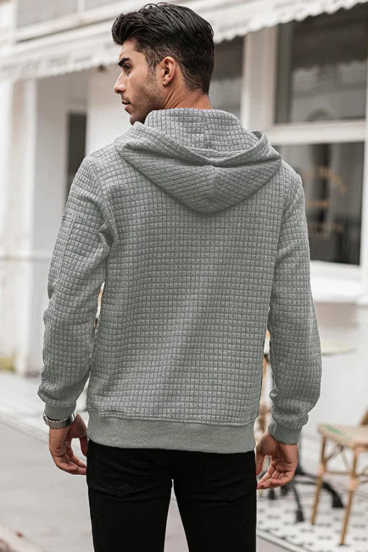 Sweterek Męski z Kapturem | Prosty Design