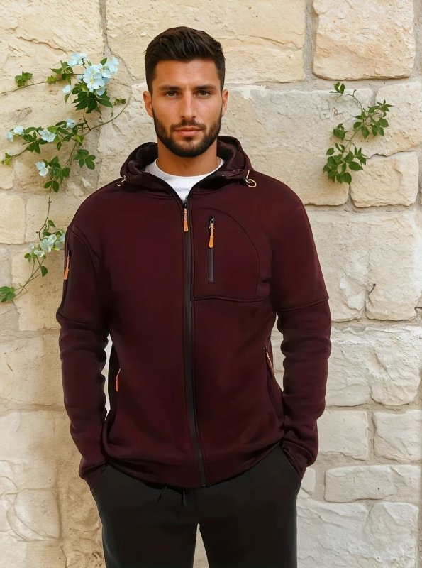 Herrenpullover mit Kapuze | Klassischer Schnitt