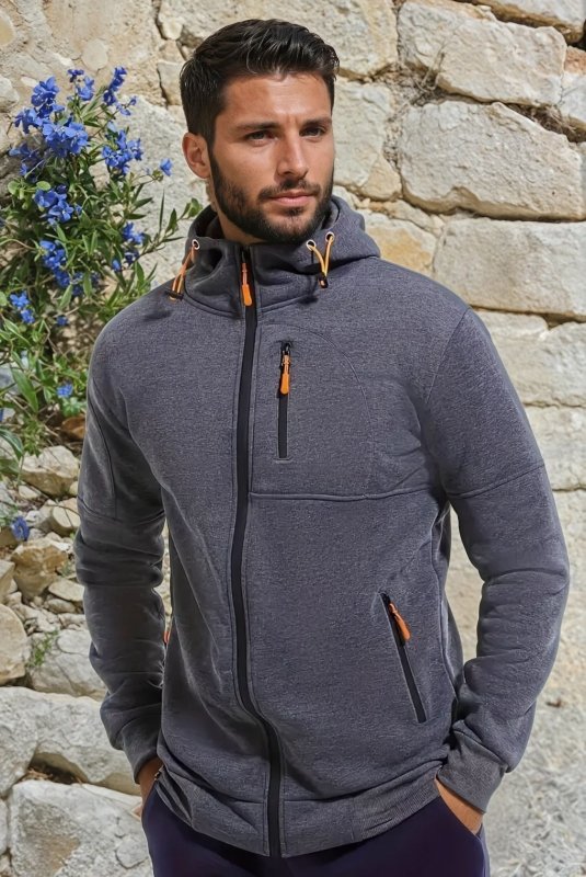 Herrenpullover mit Kapuze | Klassischer Schnitt
