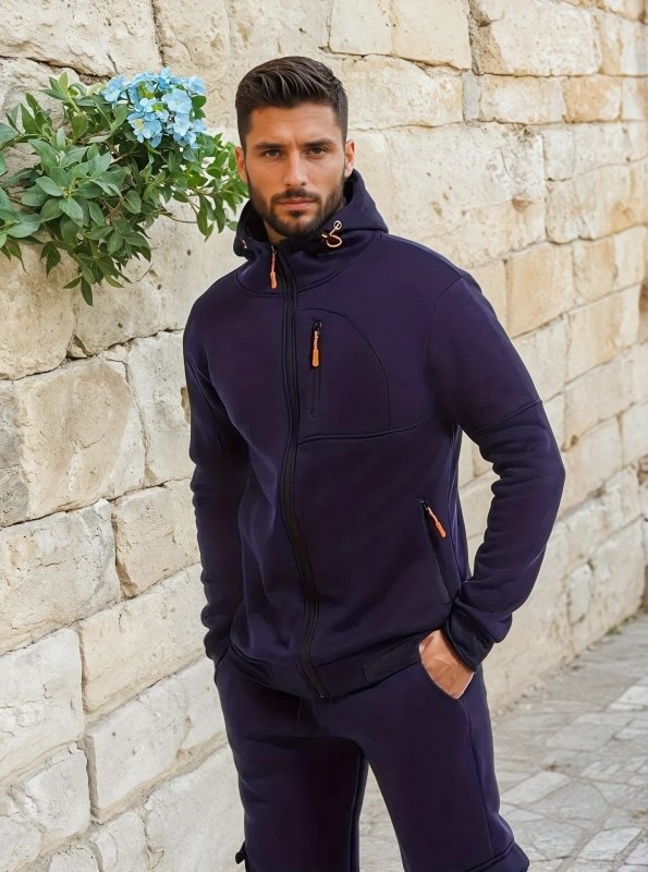 Herrenpullover mit Kapuze | Klassischer Schnitt
