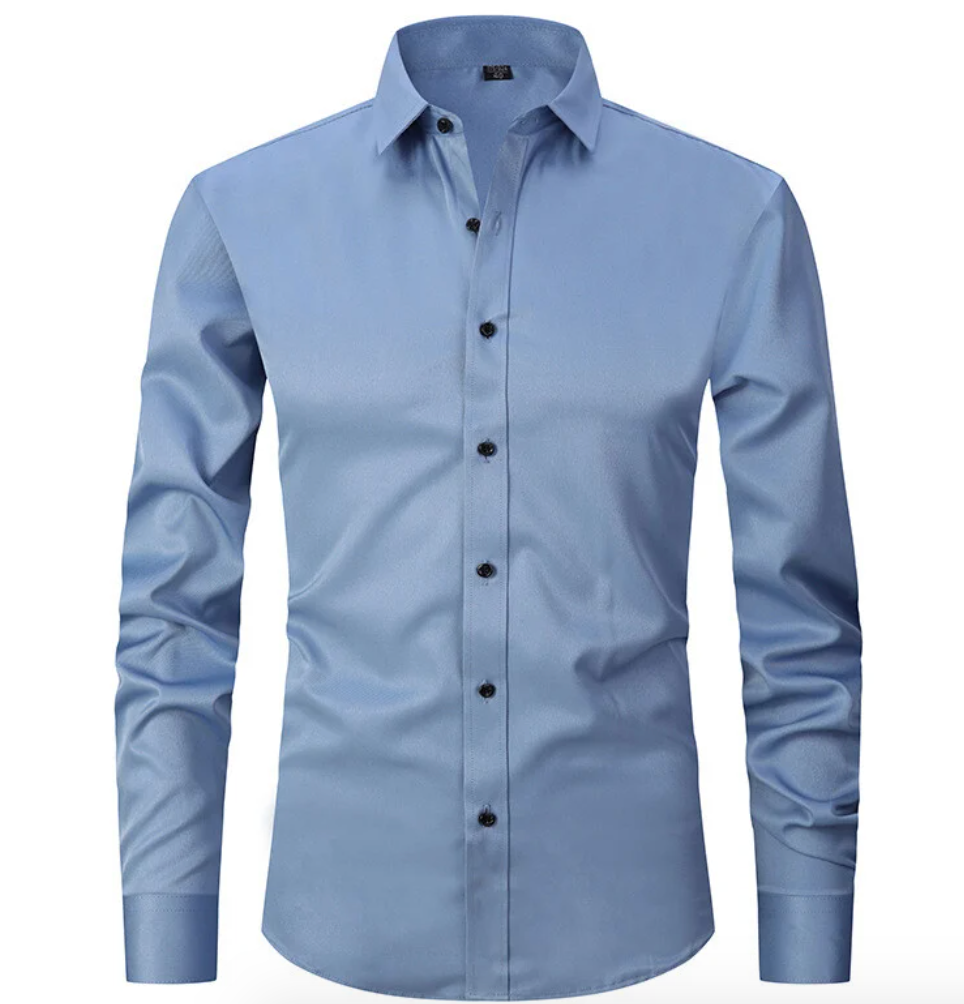 Men's shirt with collar and buttons | Long sleeve