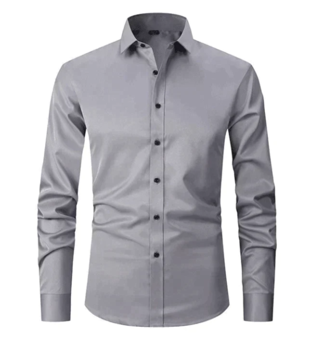 Men's shirt with collar and buttons | Long sleeve
