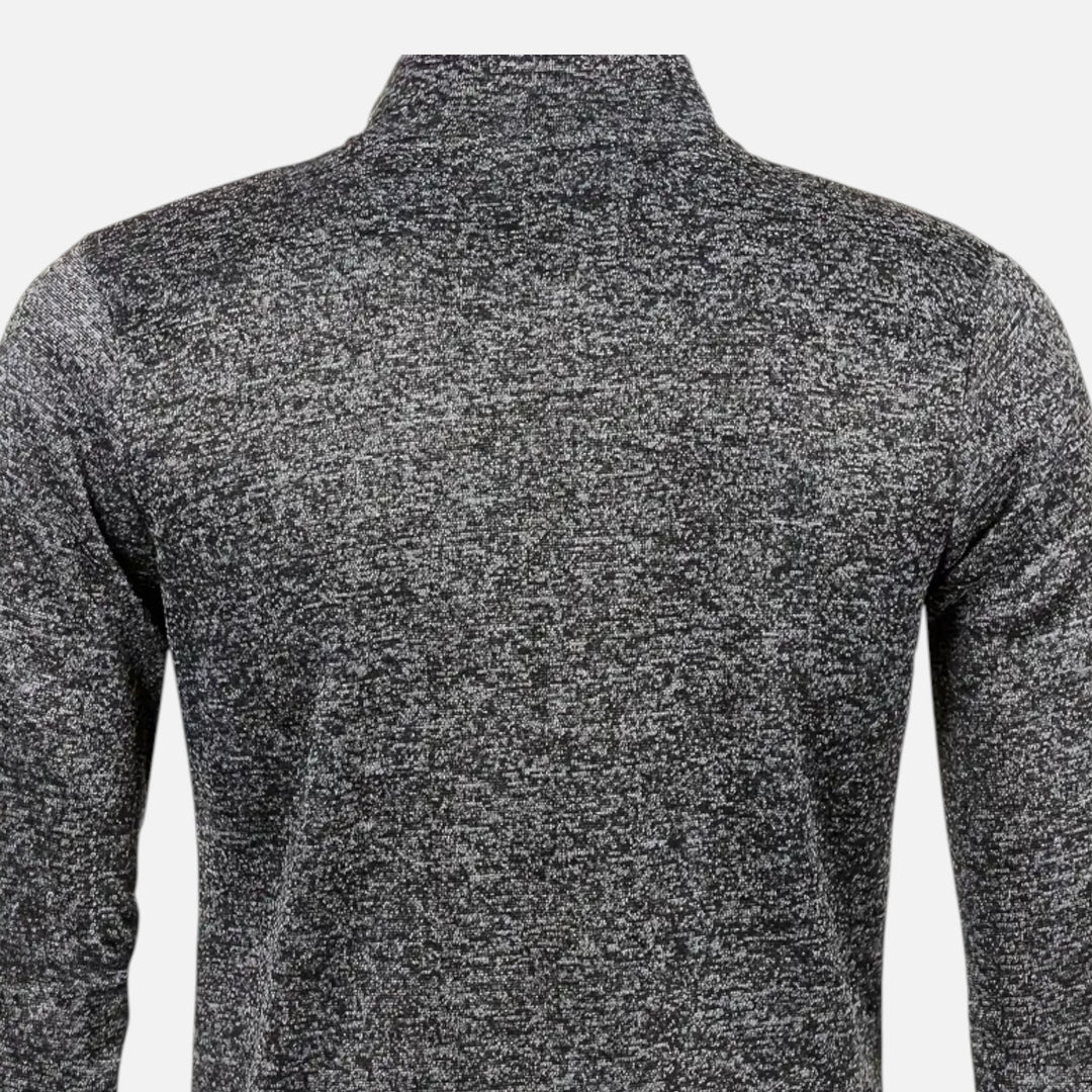 Herren Einfacher Reißverschluss-Cardigan | Lange Ärmel