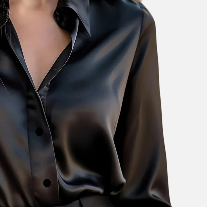 Women's Daily Plain Blouse | Regular Fit