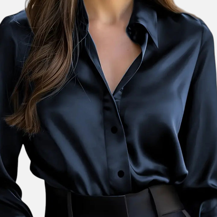 Women's Daily Plain Blouse | Regular Fit
