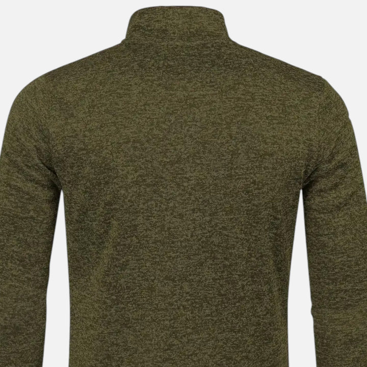 Herren Einfacher Reißverschluss-Cardigan | Lange Ärmel