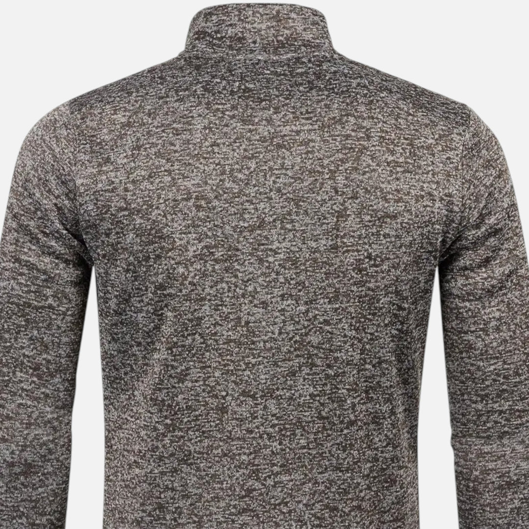 Herren Einfacher Reißverschluss-Cardigan | Lange Ärmel