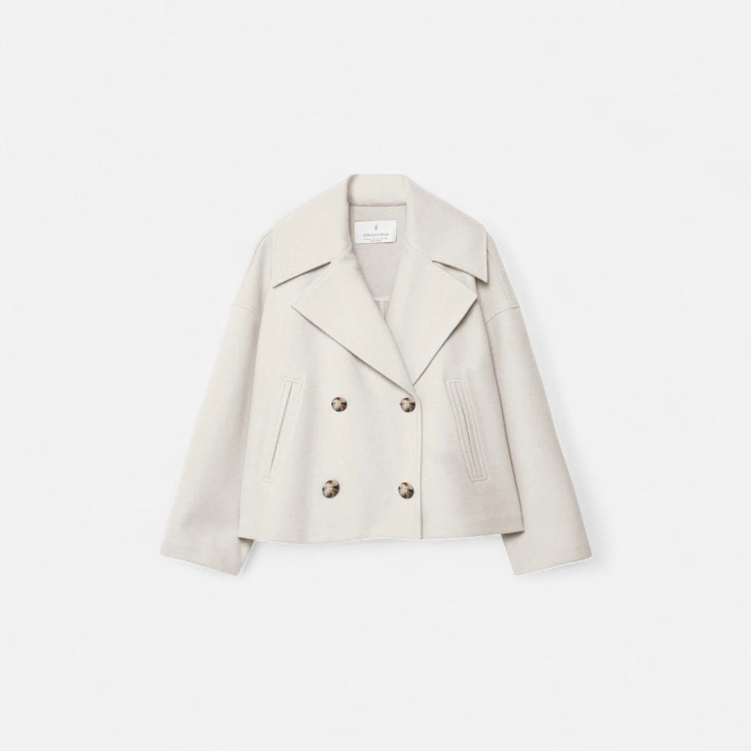 Women's Double-Breasted Coat | Classic Cut