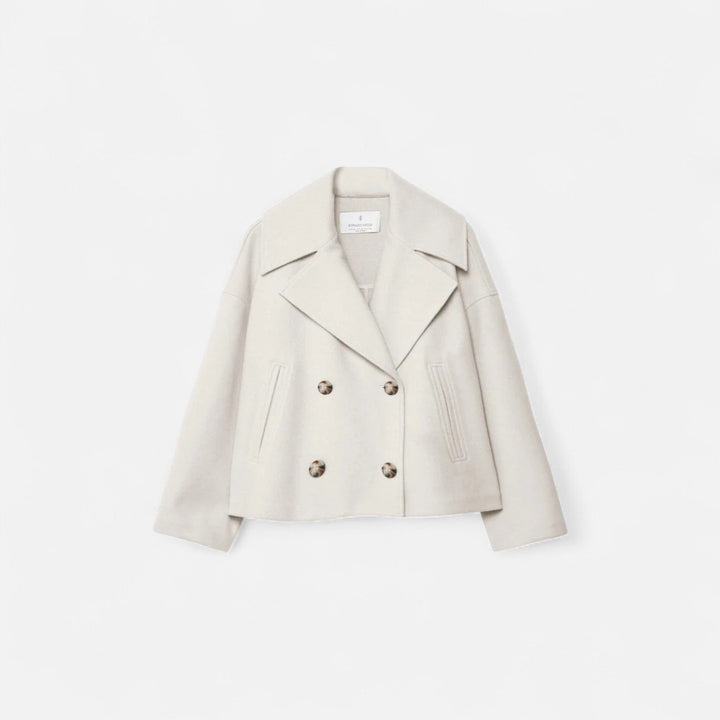 Women's Double-Breasted Coat | Classic Cut