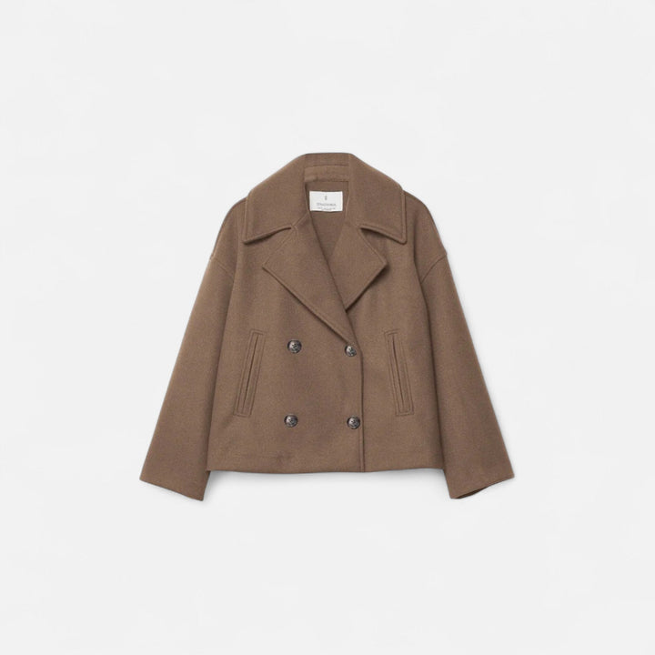 Women's Double-Breasted Coat | Classic Cut
