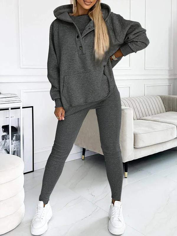 Damen Jogginganzüge Modisch | Dreiteiliges Set