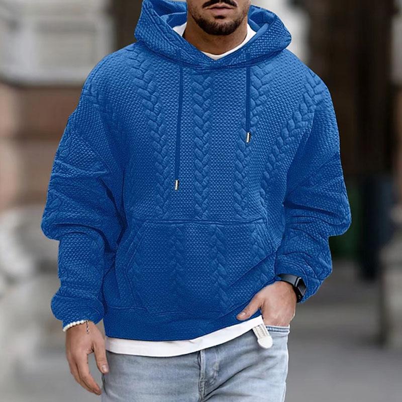 Sweter Męski Zimowy | Z Kapturem