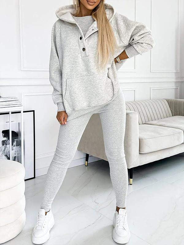 Damen Jogginganzüge Modisch | Dreiteiliges Set