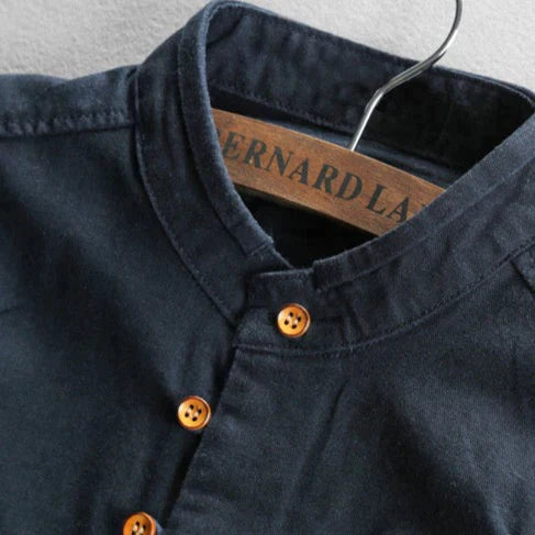 Bluzka męska Slim Fit | Stójka