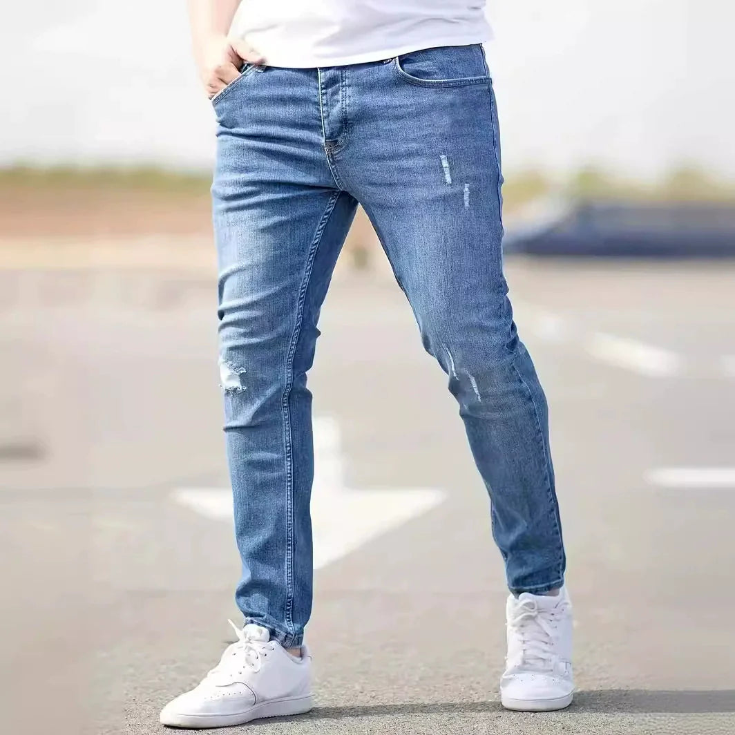 Męskie Dopasowane Jeansy | Casual
