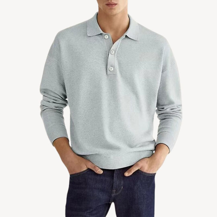 Pánské polo košile s límečkem | Dlouhý rukáv