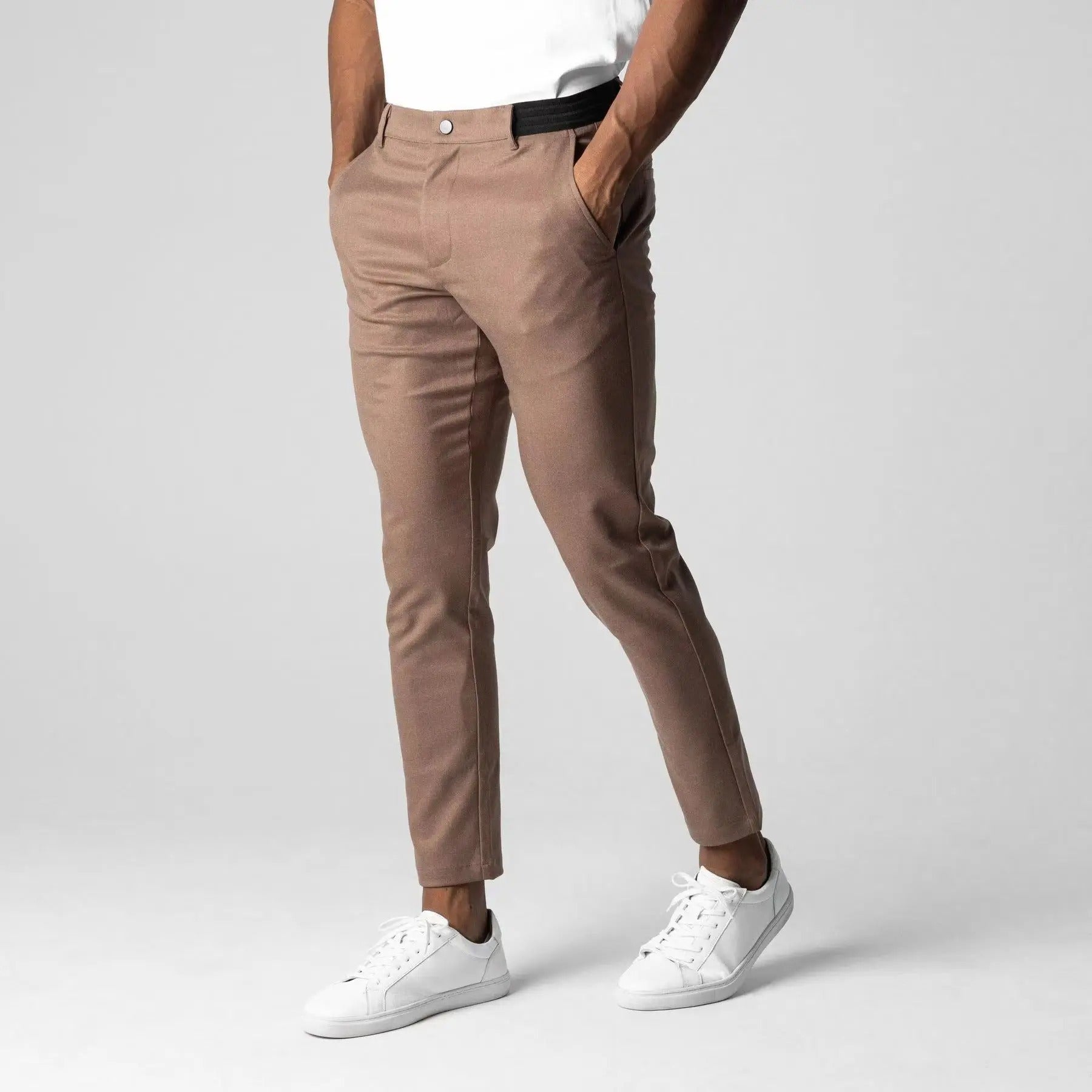 Męskie Zwężane Spodnie Chinos | Codzienny Styl