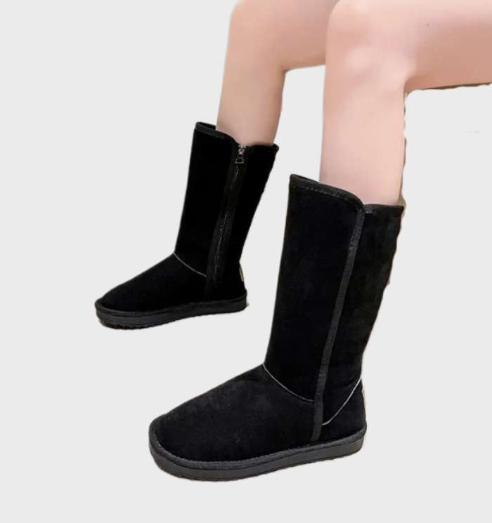 Buty Zimowe Damskie Klasyczne | Zamek Błyskawiczny