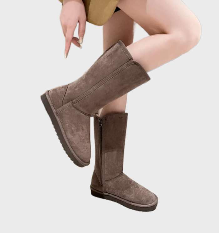 Buty Zimowe Damskie Klasyczne | Zamek Błyskawiczny