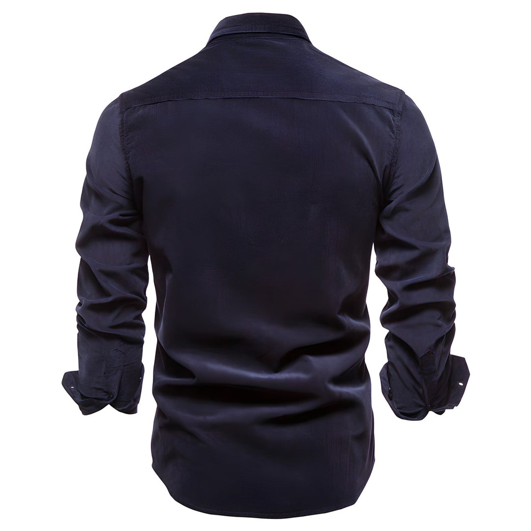 Men's casual shirt with collar | Long sleeve