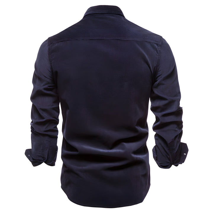 Men's casual shirt with collar | Long sleeve