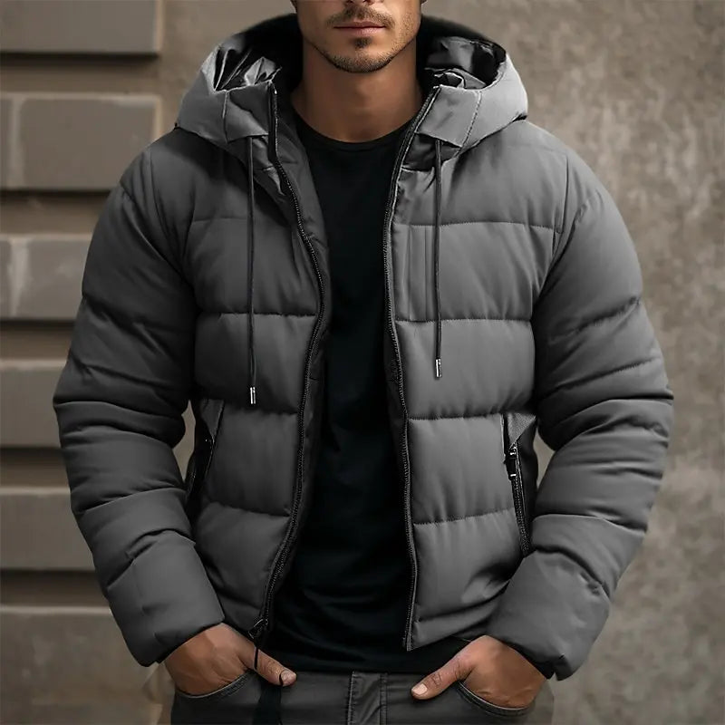 Men's Quilted Winter Jacket | Modern Cut