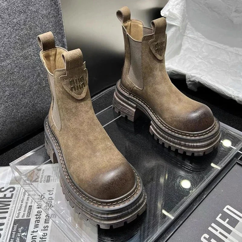 Women's Modern Chunky Ankle Boots | Platform