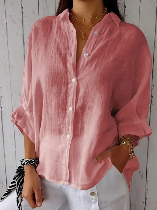 Women's Long Sleeve Shirt | Brown Color