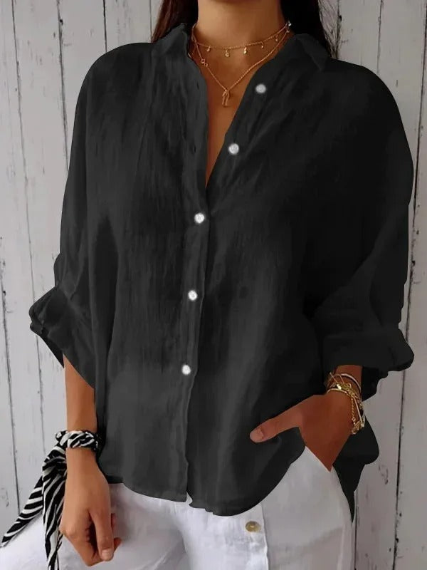 Women's Long Sleeve Shirt | Brown Color