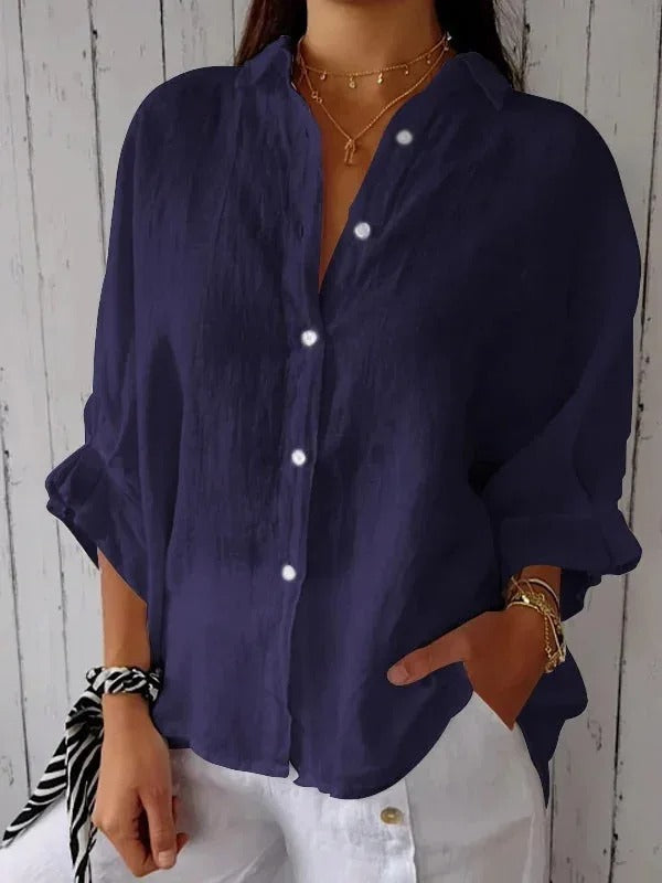 Women's Long Sleeve Shirt | Brown Color