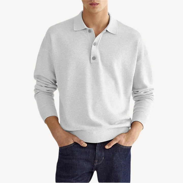 Pánské polo košile s límečkem | Dlouhý rukáv