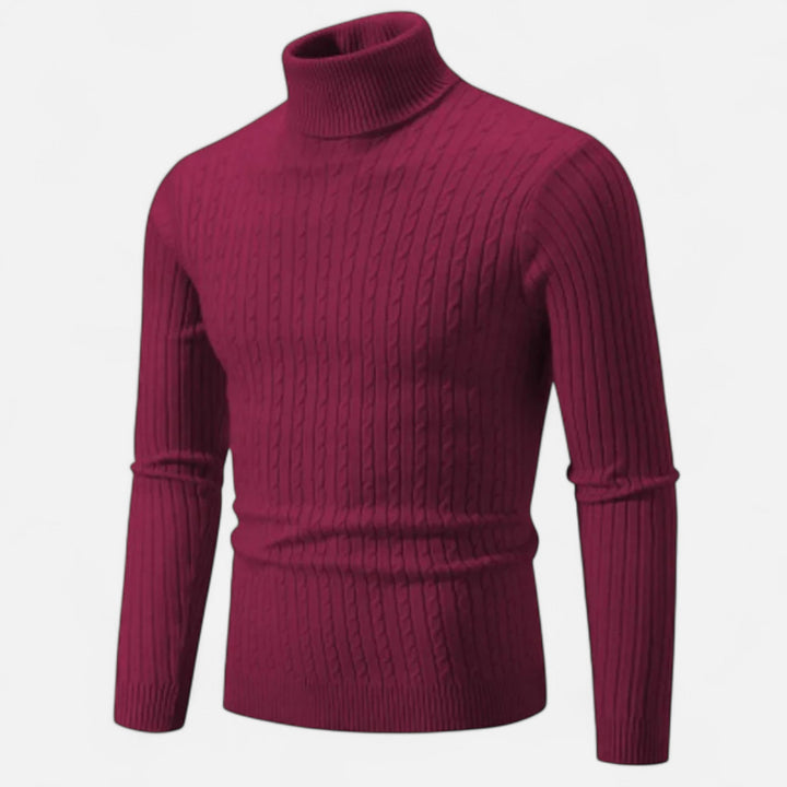 Men's Simple High Turtleneck | Long Sleeve