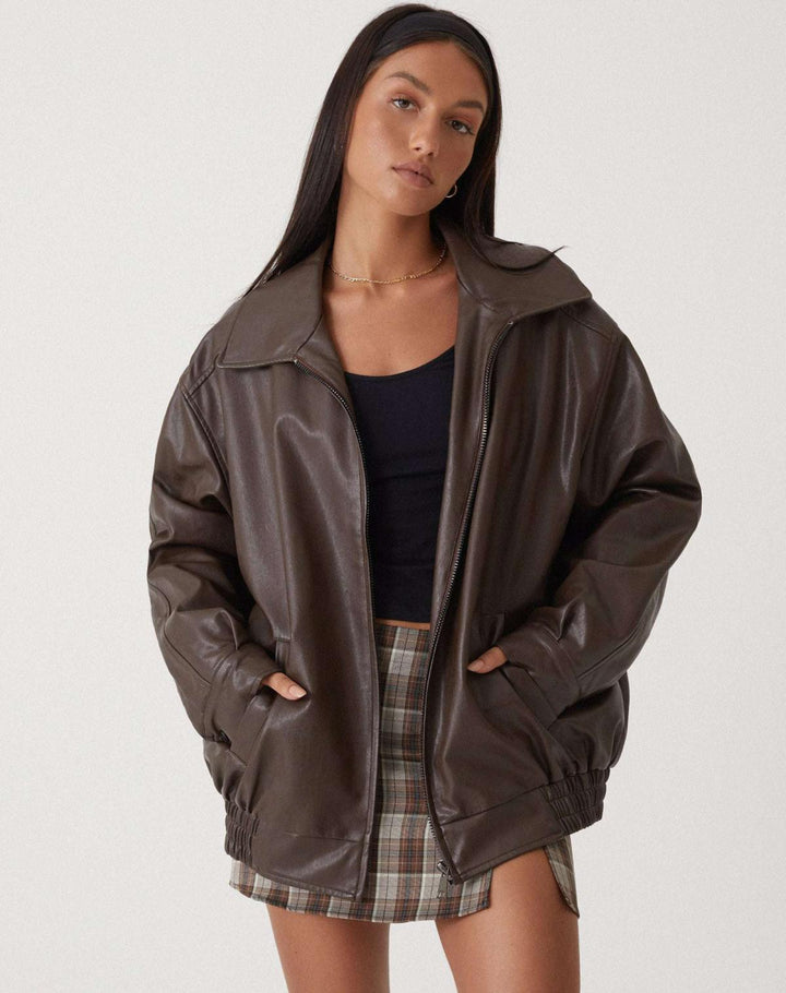 Dámska Voľná Bomber Bunda | Streetstyle