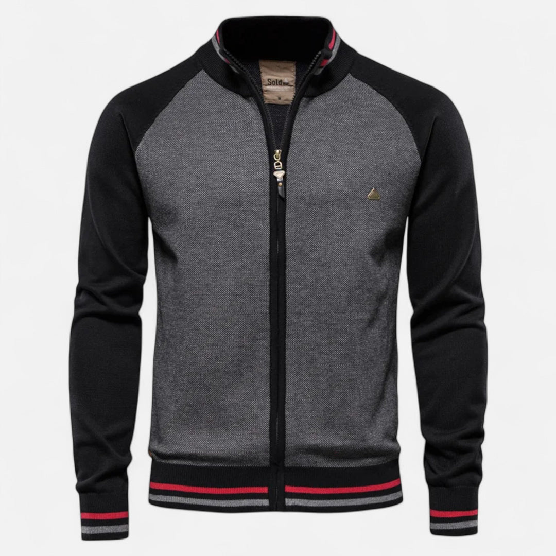 Men's Casual Zip-Up Sweater | Long Sleeve