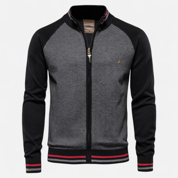 Men's Casual Zip-Up Sweater | Long Sleeve
