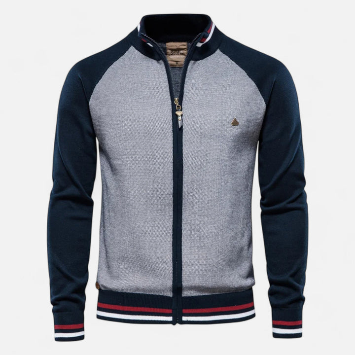 Men's Casual Zip-Up Sweater | Long Sleeve