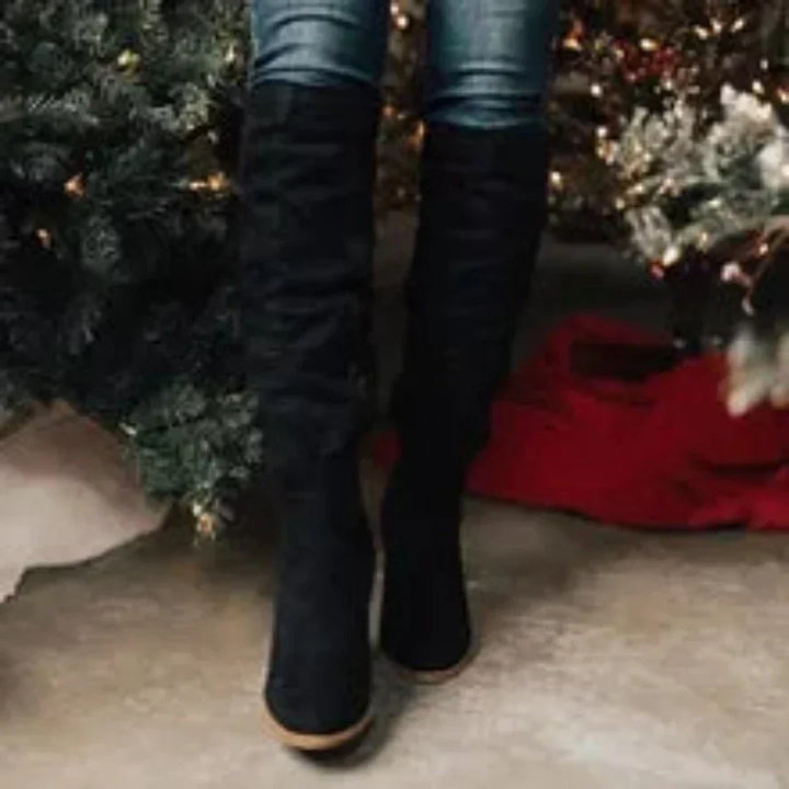 Damen Klassische Hohe Stiefel | Knielang